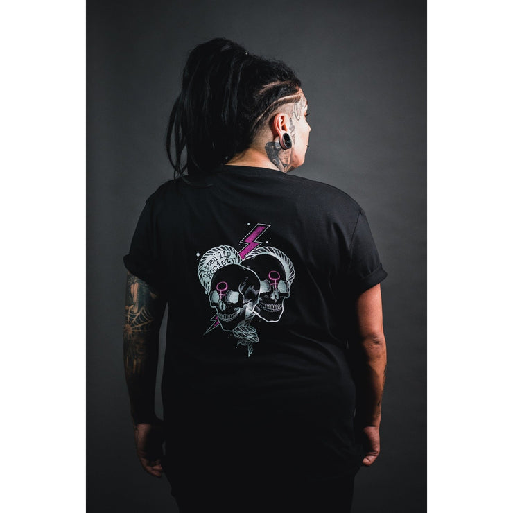 Bitten Lip Society Tee - Front & Back Print